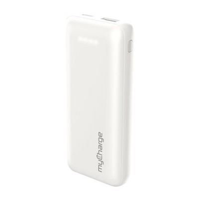myCharge 10000mAh Power & Go Power Bank - White