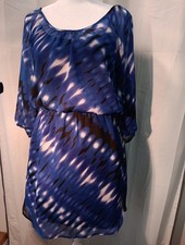 Vintage Express Y2k Boho 90s Cami Sheer Overlay Mini Dress Nwt Small Petite