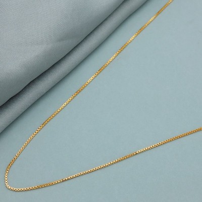 22K Dazzling Printed Gold 23.5'' Necklace Chain Aunt / Friendship Gift (9.88g)