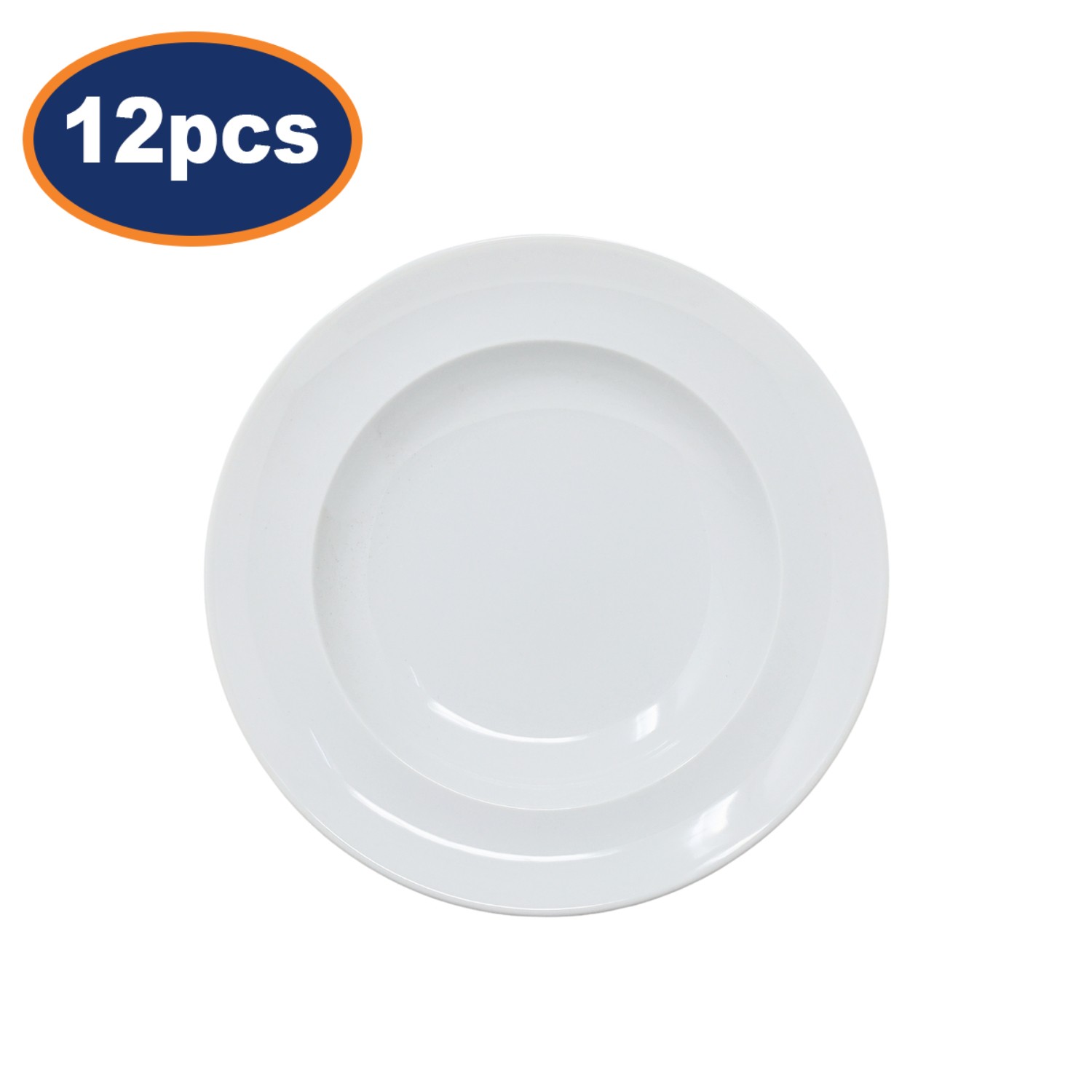 Soup Plate Deep Porcelain 22.5cm Arcoroc Vintage Microwave & Dishwasher Safe