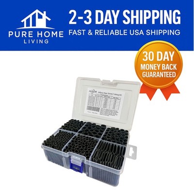 High-Performance Waterproof Heat Shrink Tubing Kit - 240 PCS, 3.2mm to 9mm Sizes