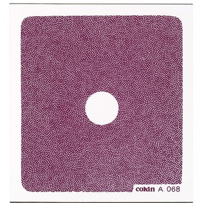 Cokin 66x72mm Center Spot Filter for A Series Holder, 2 f/stops, Red #A068