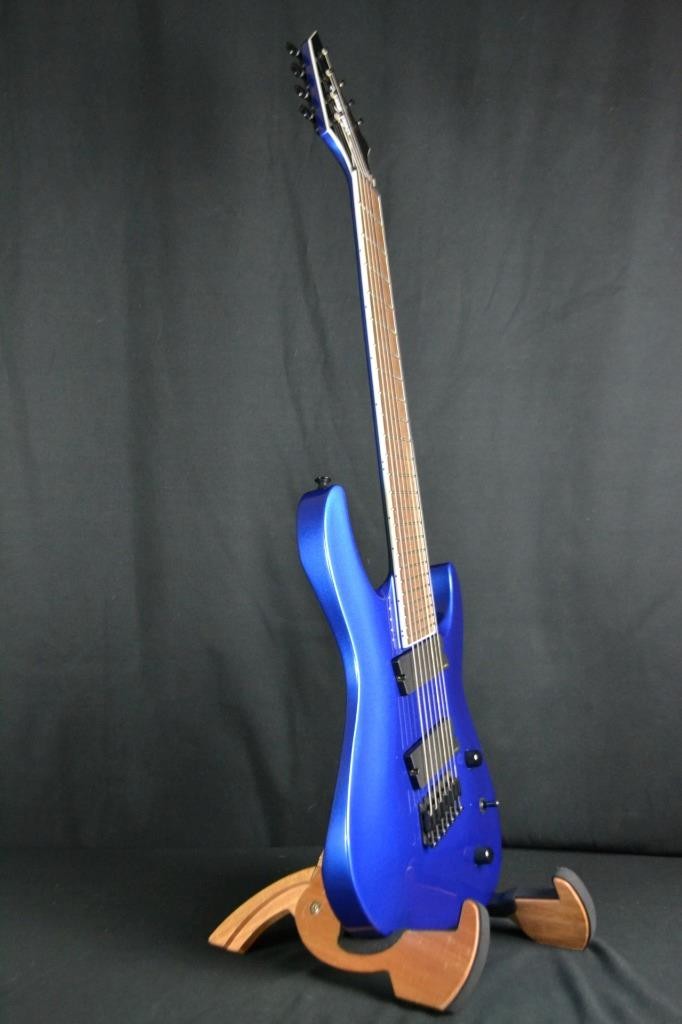 JACKSON X SERIES SOLOIST FAN FRET SLAT 7, METALLIC BLUE, Int'l