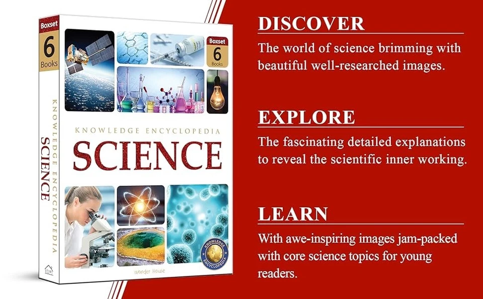 Science Knowledge Encyclopedia for Children : Collection of 6 Books (Box Set) - Image 4 of 4