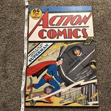 Action Comics SUPERMAN Wall Art Wooden Plaque 2012 19.25”x 13”