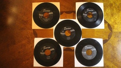 Bargain Deal#2 Original Rare Lot of 5 Vintage Beatles 45s - Swan ''She Loves You''