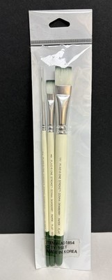 Donna Dewberry Folkart One Stroke 1854 3pc Basic Brush Set For Paper