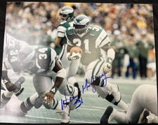 Wilbert Montgomery Philadelphia Eagles Signed 16x20 Photo COA 