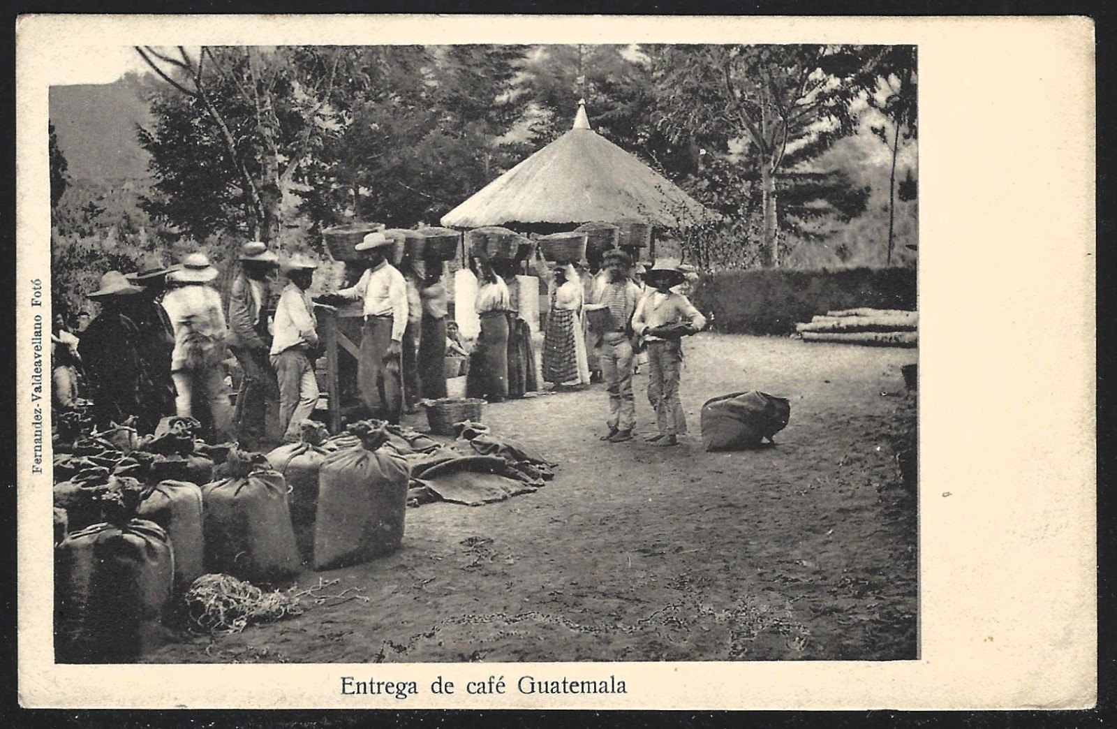 GUATEMALA 1925 POSTCARD SHIPPING COFFEE