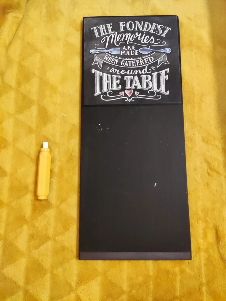 Chalkboard With Chalk Magnetic Stripe For The Chalk Pen Wall Mounted Or Leaning - Image 2 of 4
