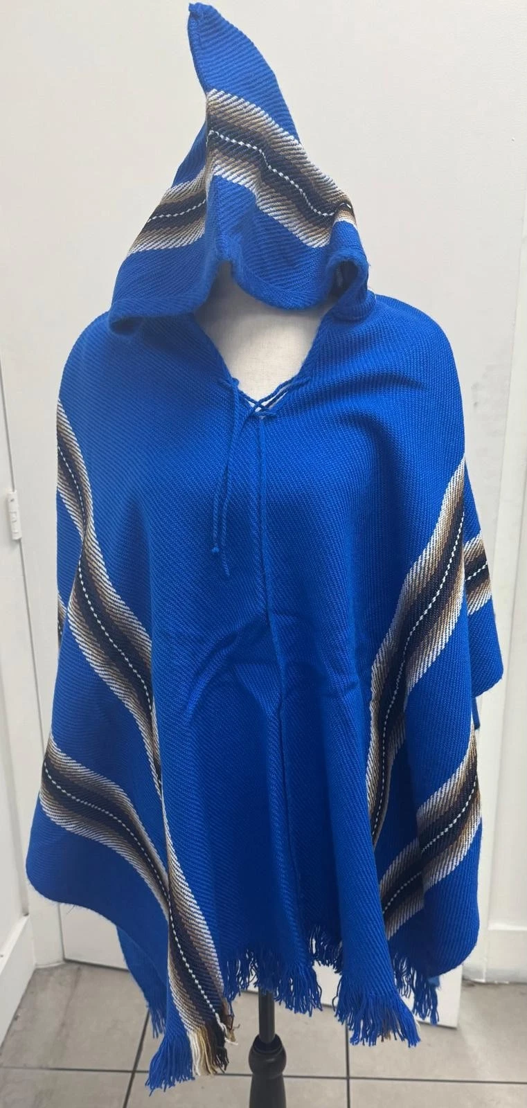ALPACA Poncho UNISEX Handmade in Peru -Choose color prior shipping