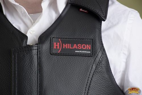 97HS Small Equestrian Bull Riding Vest Safety Protective Hilason Leather - Bild 5 von 8