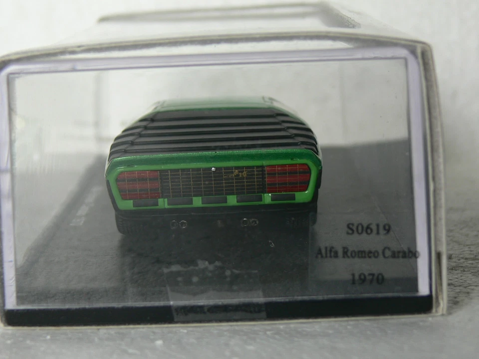 RARE Spark 1:43 Alfa Romeo Carabo Concept Car 1970 Ltd Ed — 第 4/4 张图片