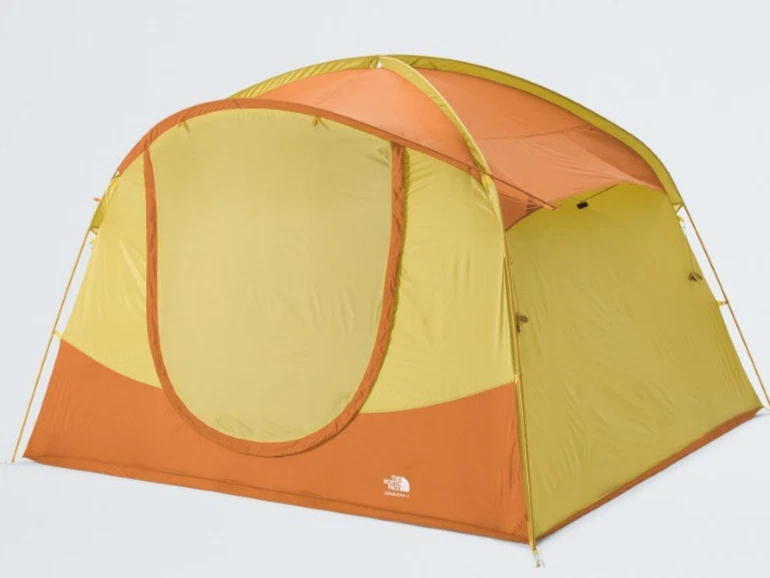 AUTHENTIC NEW The North Face Sequoia 6-Person Tent NF0A88DJY04-0S Yellow Silt