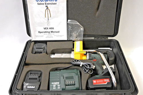 U.S.SAWS Battery Operated Valve Exerciser (VEX400) 18 Volts Hurco Wheeler Wachs