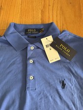 Polo Ralph Lauren Men's Classic Fit Soft Cotton Polo Shirt Blue Size M