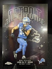 NEW - 2025 Topps Chrome Football All Chrome Insert Amon-Ra St. Brown #ACT-7