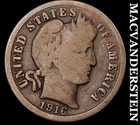 1916-S Barber Dime- Silver- Scarce Better Date No Reserve #J868
