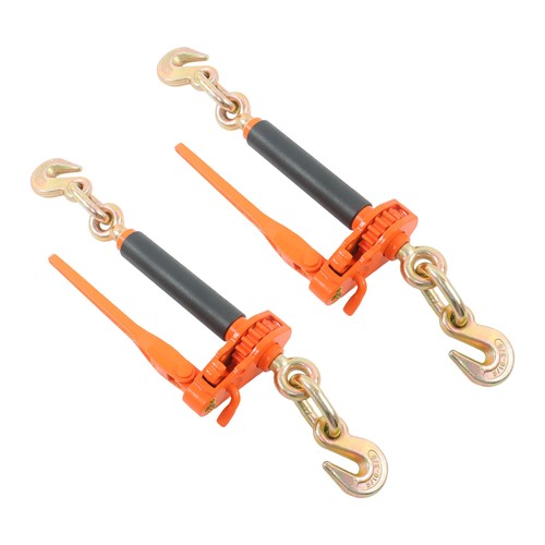 Heavy Duty Orange Folding Chains 2PCS 5/16" & 3/8" G70 for Towing Securing - Bild 2 von 14