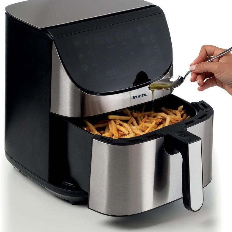Ariete 4628 Friggitrice ad Aria 7L 1800W - Offerta Speciale Airy Fryer Metal