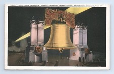 Liberty Bell Main Entrance Sesqui-Centennial Expo Philadelphia 1926 Postcard