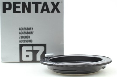 [Unbenutzt mit Box] Asahi Pentax 67 6 x 7 49 mm Objektiv Reverse Adapter...