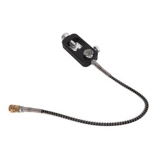 Diving Tank Refill Adapter With Gauge Hose Aluminium Alloy Portable