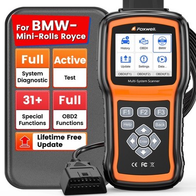 FOXWELL NT530 Plus for BMW Bidirectional OBD2 Scanner Diagnostic Injector Coding