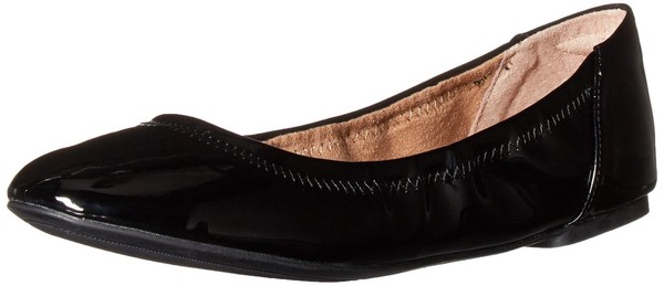 Ballerinas Damen 47 Schwarz Lackleder Amazon Essentials Belice Schuhe-image