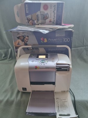 Epsom Picture Mate 100 Drucker verpackt mit viel Papier KOSTENLOSER VERSAND