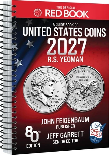 IN STOCK New 2027 Official Red Book Guide Of US Coins Ready To Ship Spiral