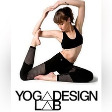 Yoga Design Lab Katie Women's Leggings Pants Black (Size Small)