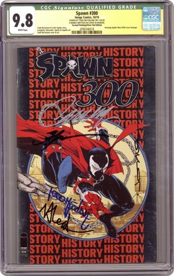 Spawn #300 Nycc Silber Folie 2nd Druck Cgc 9.8 Qualifiziert Ss 2019