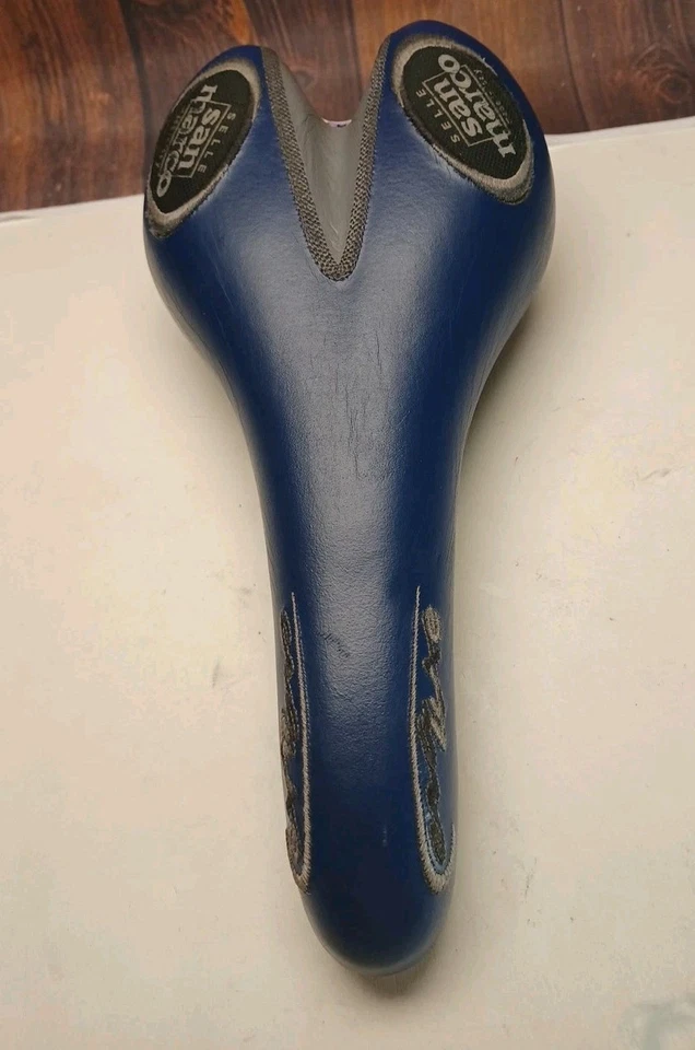 Selle San Marco Era Luxe Bike Saddle Blue Italy Bicycle Seat - Image 2 of 4