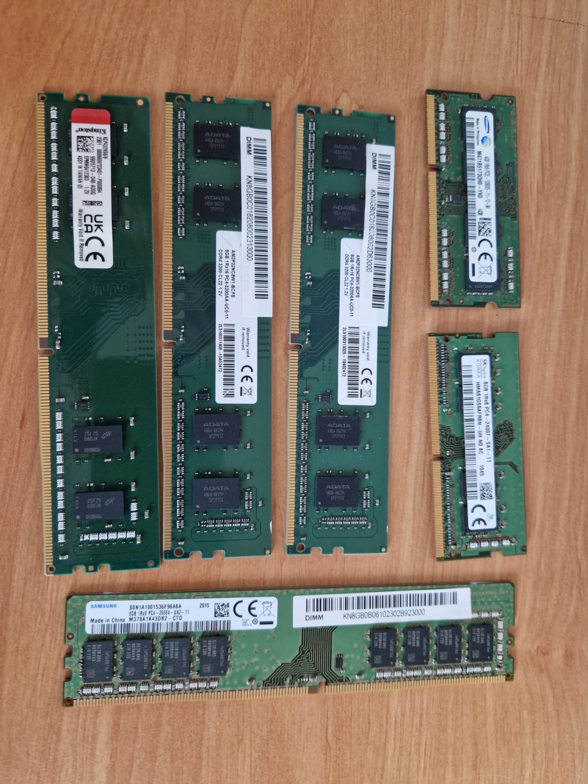 RAM DDR4 8GB lotto vario