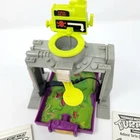TMNT Vintage Flushomatic 1989 Ninja Turtles Playmates W Blueprint