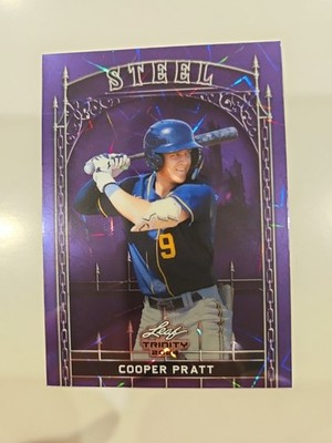2024 Leaf Trinity Purple Lazer /49 -  Cooper Pratt S-28