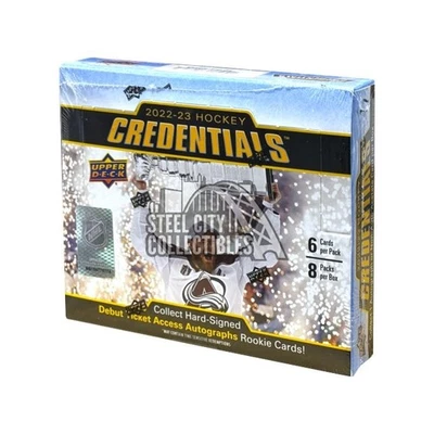 2022-23 Upper Deck Credentials Hockey Hobby Box - Image 1 of 4