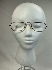 Vintage Gold Tone Wire Eyeglass Frames Tortoise Accent Unbranded Frames Only
