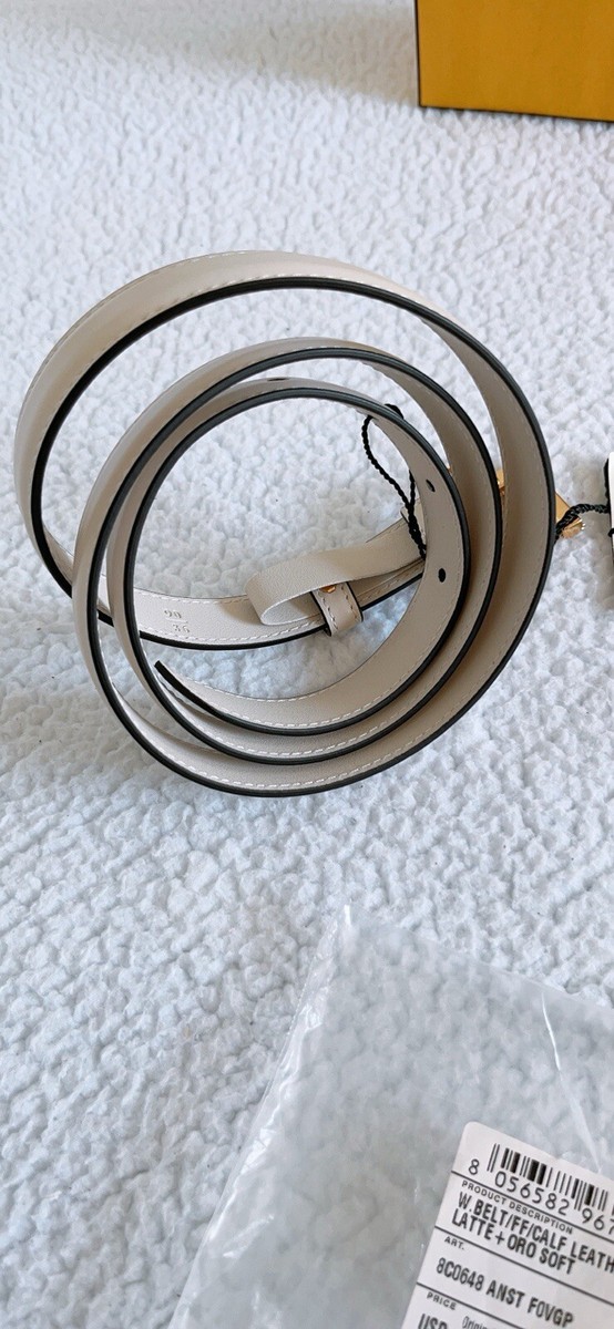 【関税＆送料込み】Fendi Belts FFスクエアベルト カーフレザー ブラック | Fendi