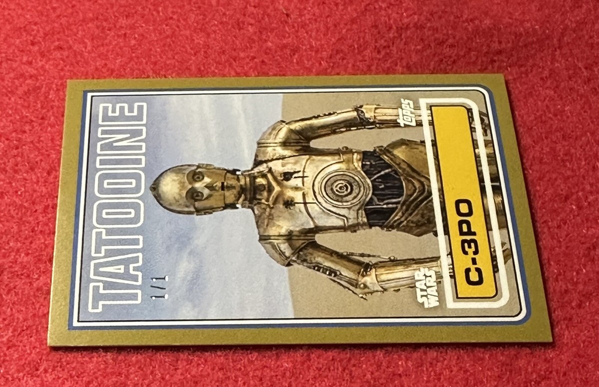 2023 Topps Star Wars Throwback Thursday #134 C-3PO Gold #d 1