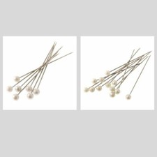 5mm Pearl Headed Florist Corsage Pins- 5.5cm Pin- 144pcs per pack White or Cream