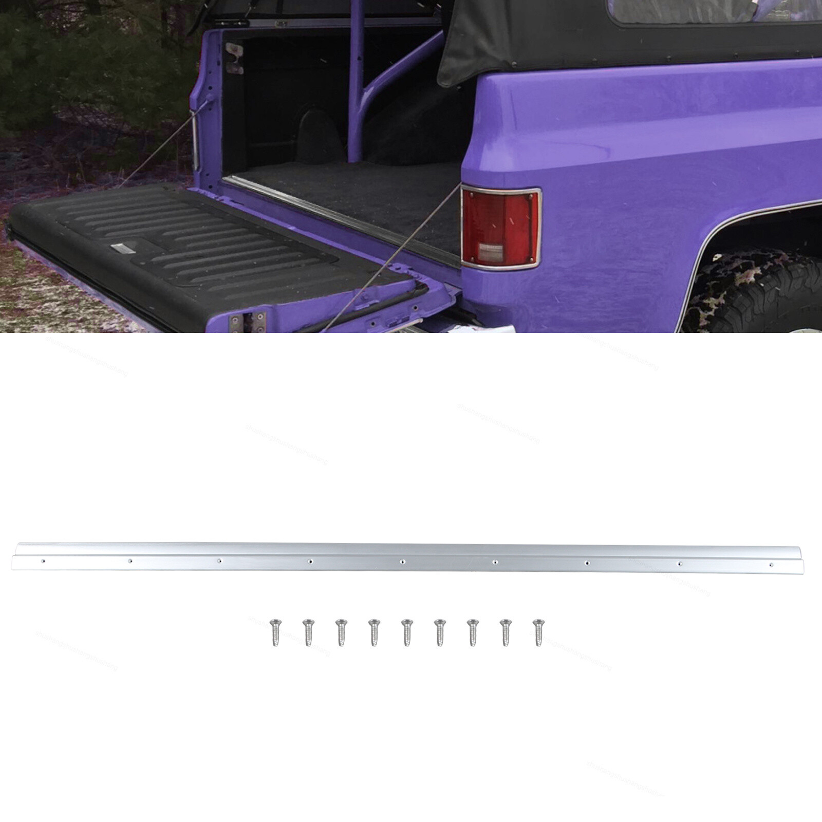 Sill Plate Pad Cover Protector for 73-91 Chevy K5 Blazer GMC Jimmy Rear Door