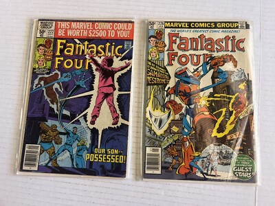 Fantastic Four #222 & 226. Marvel, 1980-81. F To F+. 