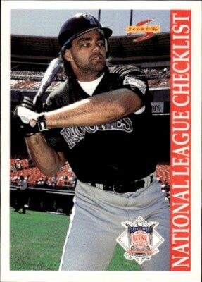 1996 Score #271 National League Checklist Dante Bichette | eBay