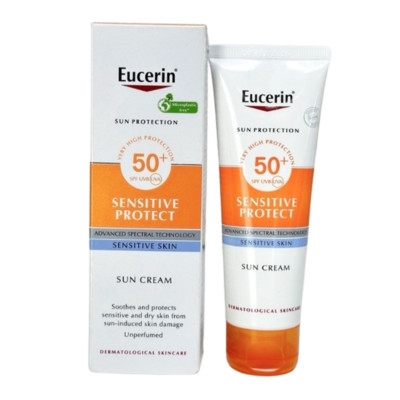 Eucerin Sun Protection Sensitive Protect Sun Cream SPF50+PA++++  8 Hours  50 ml.