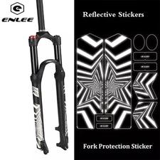 ENLEE 3D PVC Bike Front Fork Decals Stickers MTB Bicycle Guard Protection Film