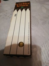 4x Leuchter Kerzen DDR. Gelb Neu Und Ovp 