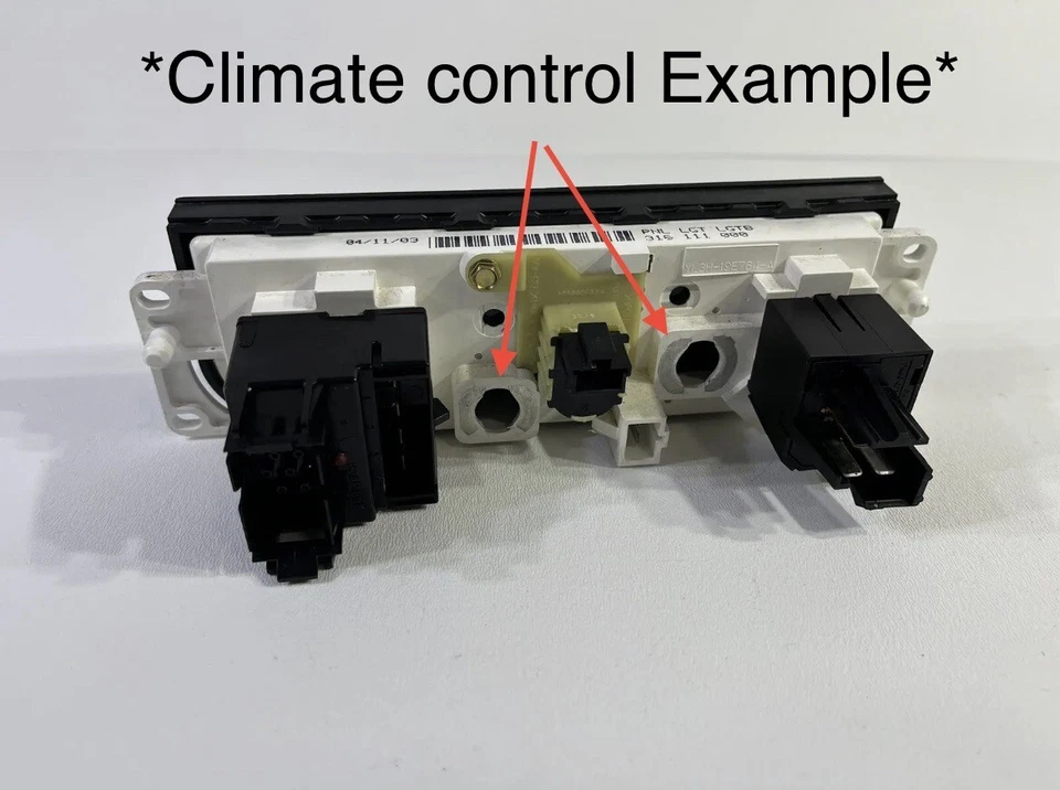 Interruptor de control de clima de calefacción aire acondicionado Ford F150 1992-2003 *Kit de repuesto LED* Foto 4 de 4