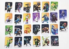 PEIFAM 26 Pack Collectible Mini Game Cards for Switch/Switch Wii U Zelda W/Case